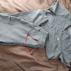 Figs Green Scrub Top